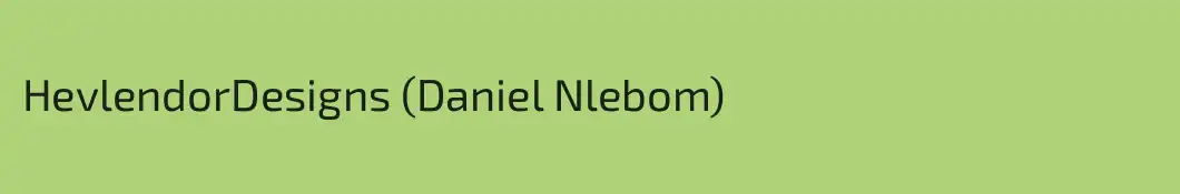 HevlendorDesigns (Daniel Nlebom)